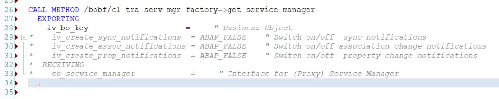ABAP code completion full pattern details 